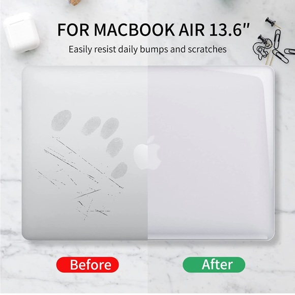 MacBook Air 13.6 Transparent Case - Picture 5 of 9